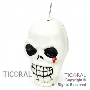 VELA 2373CALAVERA TERROR PINTADA x 1